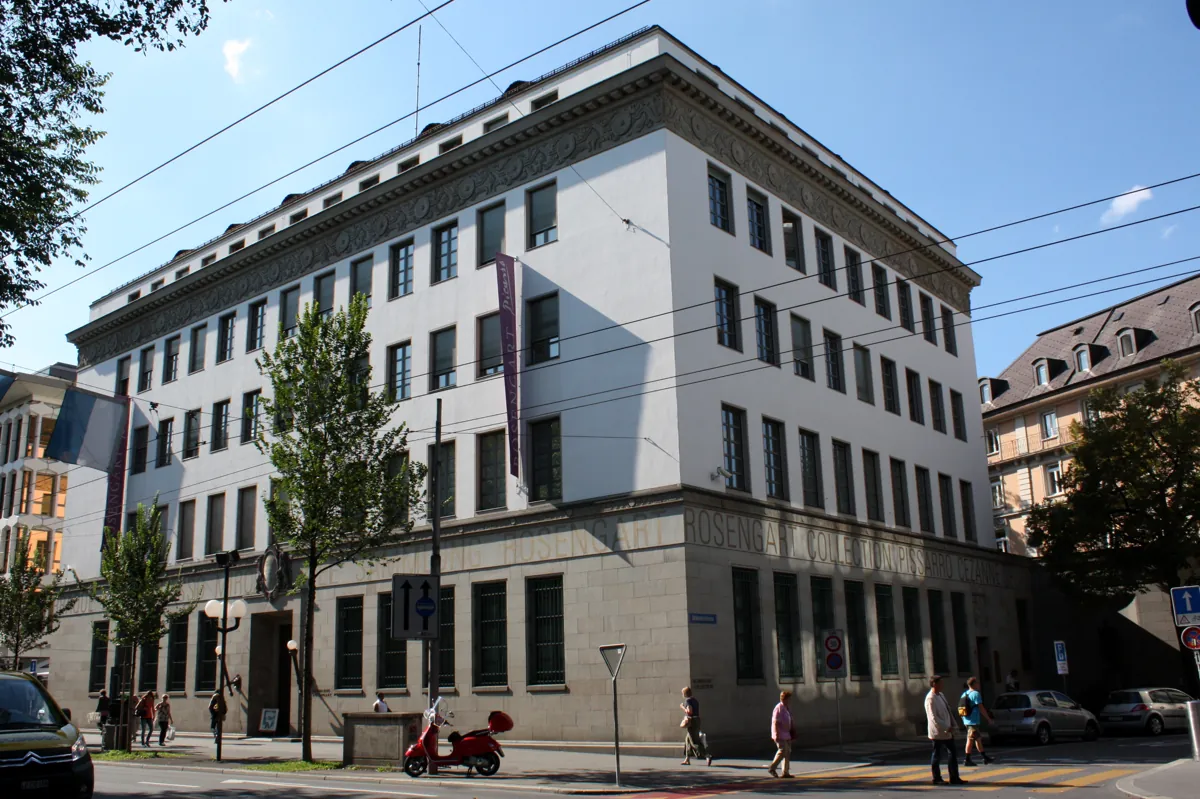 Fachada do prédio da Sammlung Rosengart, em Lucerna