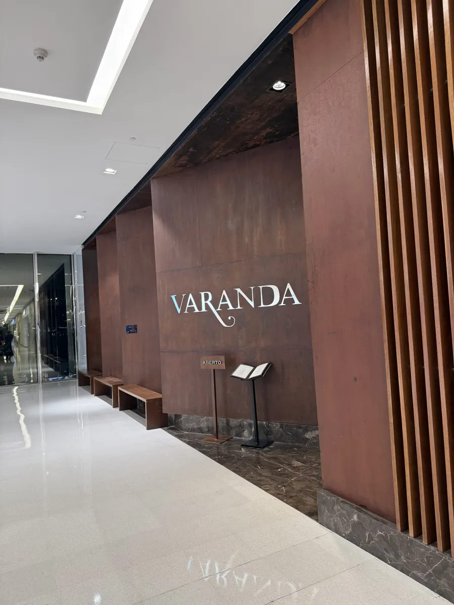 Entrada do restaurante Varanda, no JK Iguatemi